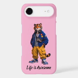 Cool Tiger in Streetwear Art - Urban Style Tiger