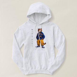 Cool Tiger in Streetwear Art - Urban Style Tiger Hoodie