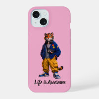 Cool Tiger in Streetwear Art - Urban Style Tiger