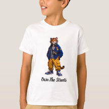 Cool Tiger in Streetwear Art - Urban Style Tiger