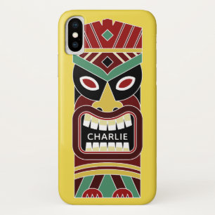 Cool Tiki Totem custom name & colour phone cases