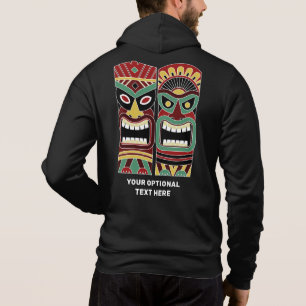 Cool Tiki Totems custom name & text Hoodie