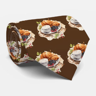 Cool tiled bakery bread neck tie