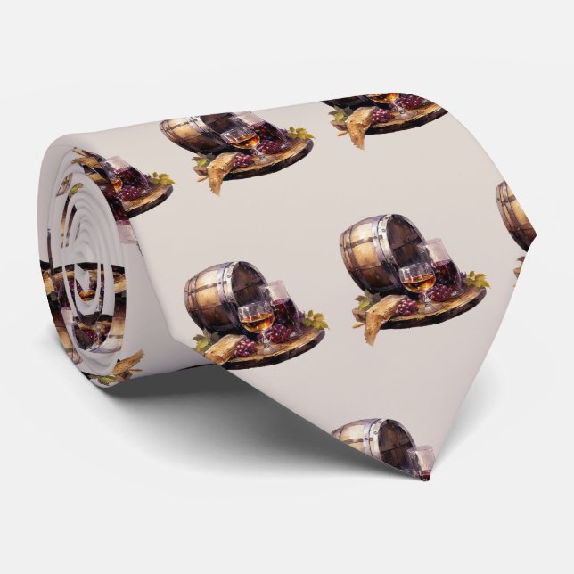 Cool tiled bourbon pattern tie (Rolled)