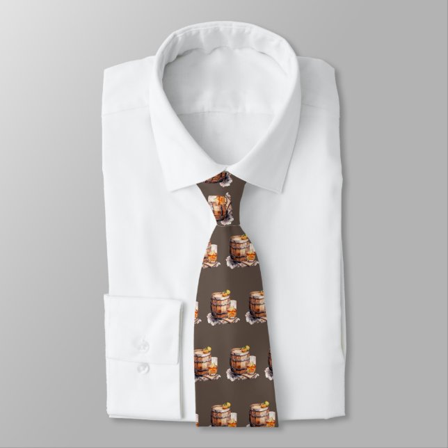 Cool tiled bourbon pattern tie (Tied)
