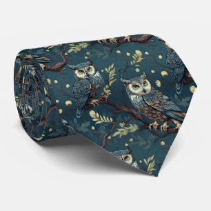 Cool tiled owl pattern  tie