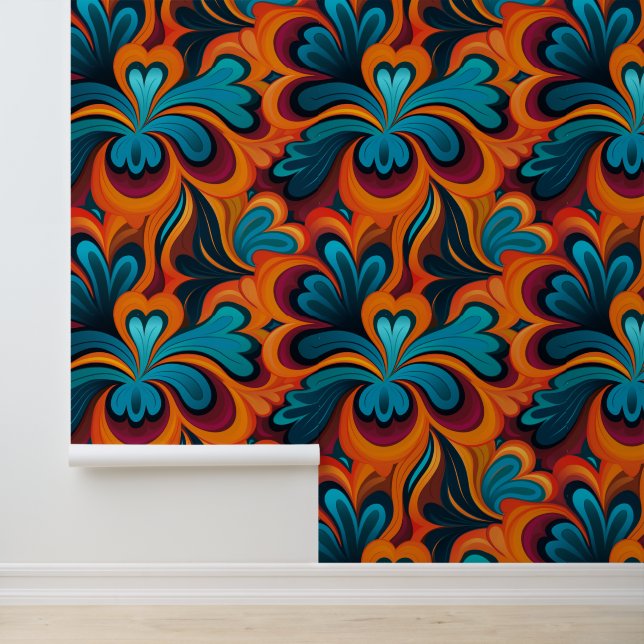 Cool tiled retro pattern Wallpaper (Application)