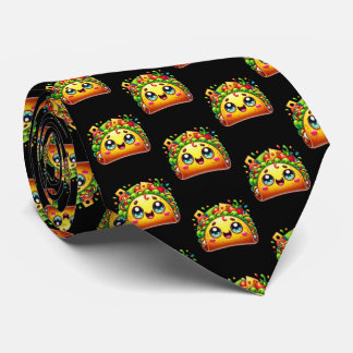 Cool tiled taco pattern  tie