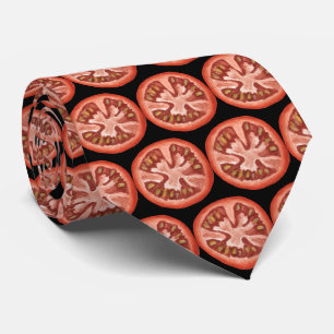 cool tiled tomato pattern  tie