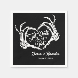 Cool Till Death Do Us Party Wedding Napkins