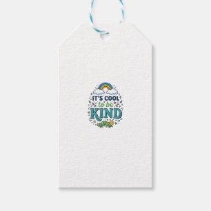 Cool To Be Kind Rainbow Caterpillar Shirt Design_1 Gift Tags