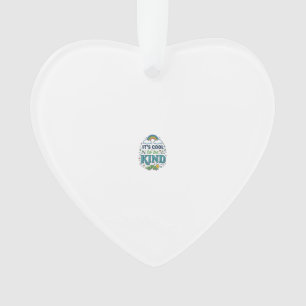 Cool To Be Kind Rainbow Caterpillar Shirt Design_1 Ornament