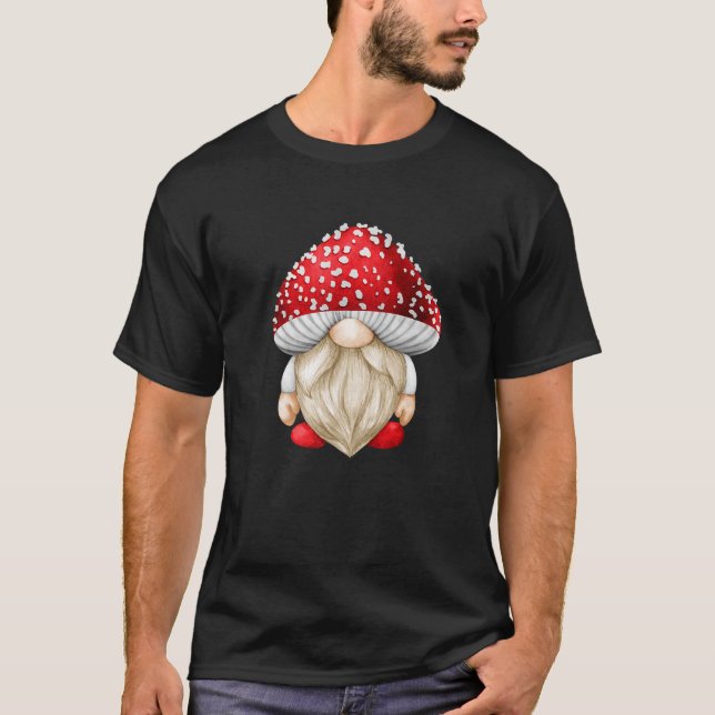 Cool Toadstool Dad For Mushroom Lovers With Funny T-Shirt (Front)