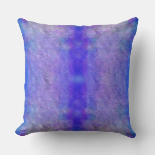 Cool Tone Psychedelic Tie Dye Throw Pillow