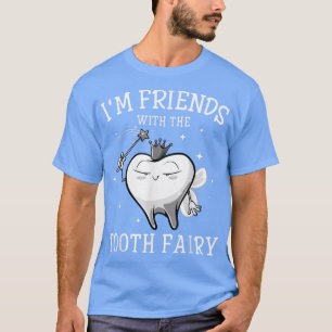 Cool Tooth Fairy Art Men Women Oral Dentist Dental T-Shirt