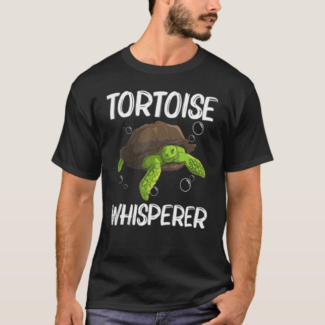 Cool Tortoise For Men Women Aquatic Land Reptile T-Shirt (Front)