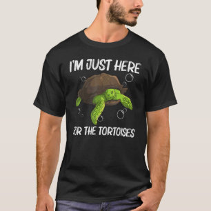 Cool Tortoise For Men Women Aquatic Land Reptile   T-Shirt