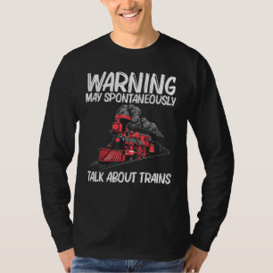 Cool Train For Men Women Railroad Public Transport T-Shirt