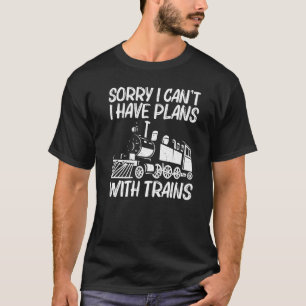 Cool Train For Men Women Train Locomotive Railroad T-Shirt