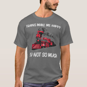 Cool Train Gift For Men Women Railroad Public T-Shirt