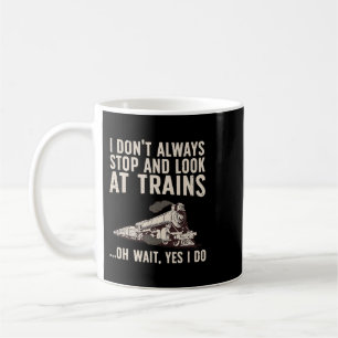 Cool Trains For Men Women Train Collector Railroad Coffee Mug