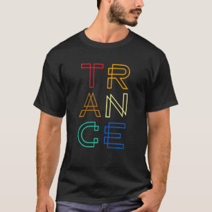 Cool Trance And House Music Design Edm Techno Dj R T-Shirt