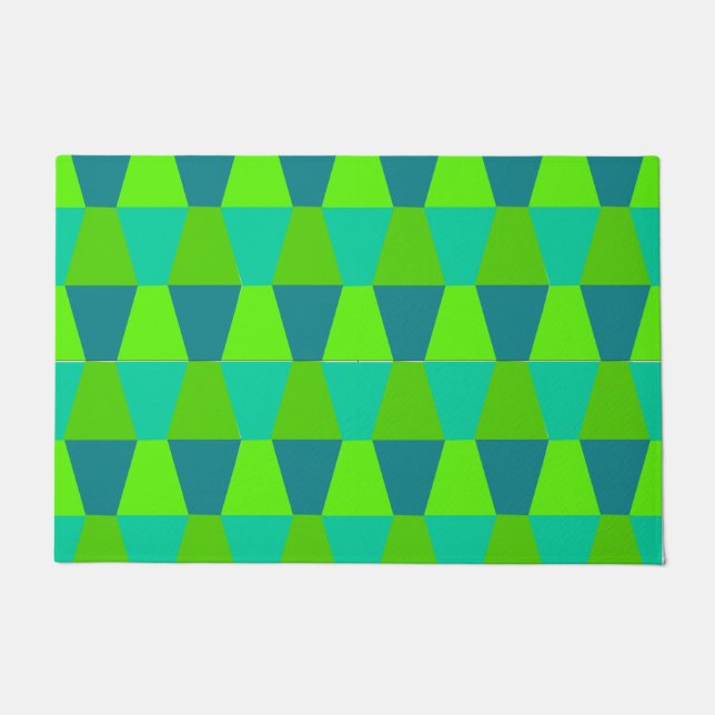 Cool Trapezoids  Doormat (Front)