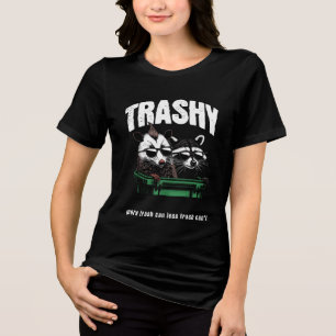 Cool Trash Panda and  Opossum for raccoon lovers Tri-Blend Shirt