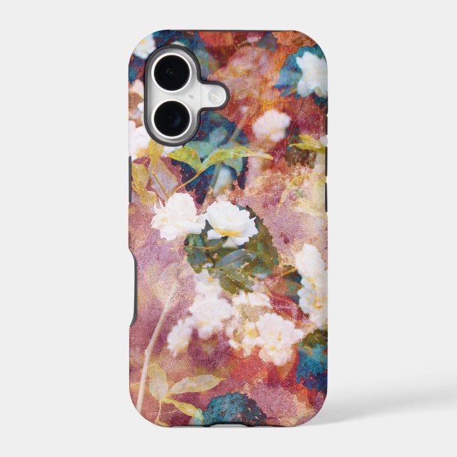 Cool, trendy art of romantic flower pattern (Back)