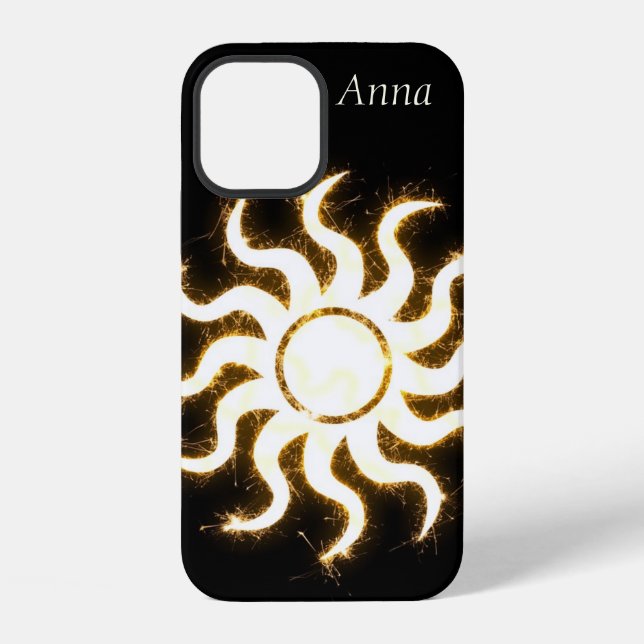Cool Trendy Black iPhone Case (Back)