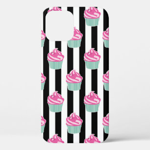 Cool Trendy Bleck and Withe iPhone 12 Case