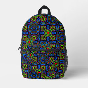 Cool Trendy Colourful Funky Abstract Design Printed Backpack