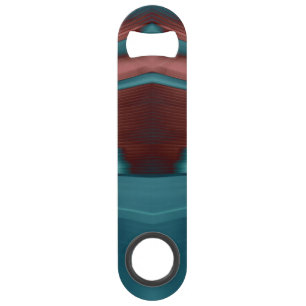 Cool, trendy futuristic artwork in red and blue