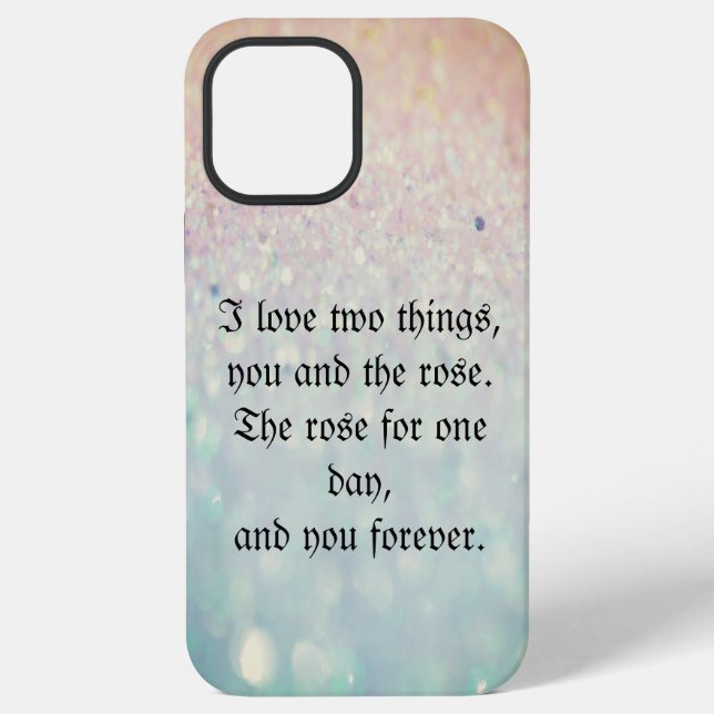 Cool Trendy Glitter iPhone Case (Back)