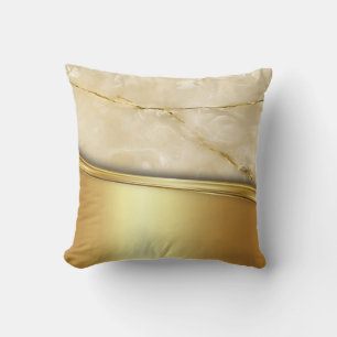 Cool Trendy Gold Marble Cushion