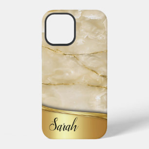 Cool Trendy Gold Marble iPhone 12 Case