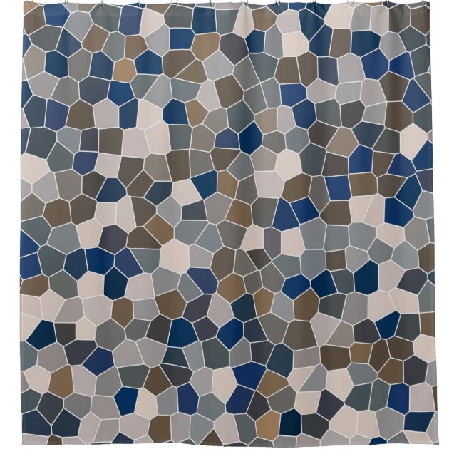 Cool Trendy Modern Pattern   Shower Curtain (Front)