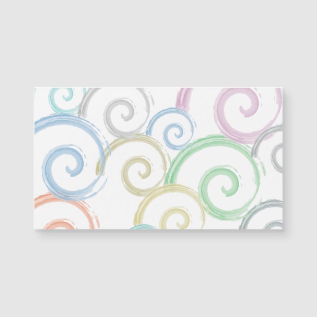 Cool, trendy, modern wave water colour brushes (Front)