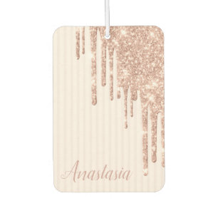 Cool Trendy Pink Glitter Car Air Freshener