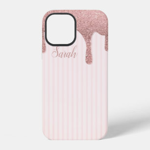 Cool Trendy Pink Glitter  iPhone 12 Case