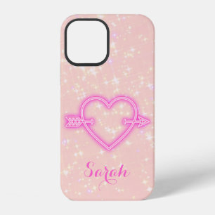 Cool Trendy Pink Heart Case-Mate iPhone Case