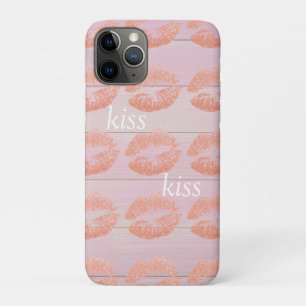 Cool Trendy Pink Wood Case-Mate iPhone Case