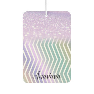 Cool Trendy Purple Glitter  Car Air Freshener