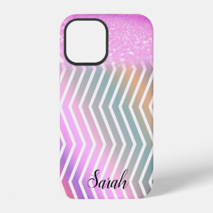 Cool Trendy Purple Glitter iPhone 12 Case