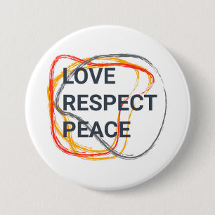 Cool, trendy, urban graphic design of a saying 7.5 cm round badge