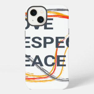Cool, trendy, urban graphic design of a saying iPhone 13 case
