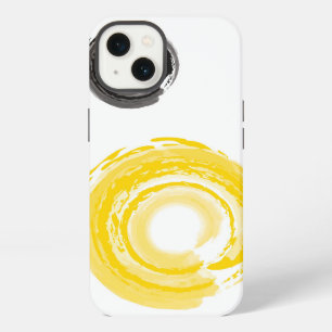 Cool, trendy, urban, modern paint brush art iPhone 13 case
