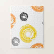 Cool, trendy, urban, modern paint brush art