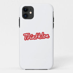 Cool Triathlon design Case-Mate iPhone Case