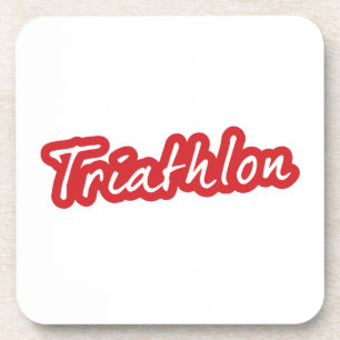 Cool Triathlon design Coaster
